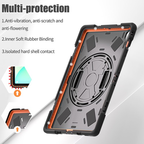 One Button Retract Stand Case Cover for Samsung Tab S10 FE+ 13.1" X620 X626B - Picture 40 of 108