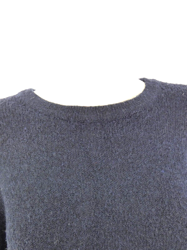 Asos Micha Lounge Jumper Tie Back Oversized Wide Drop Shoulder Sleeve Navy S - Picture 6 of 12