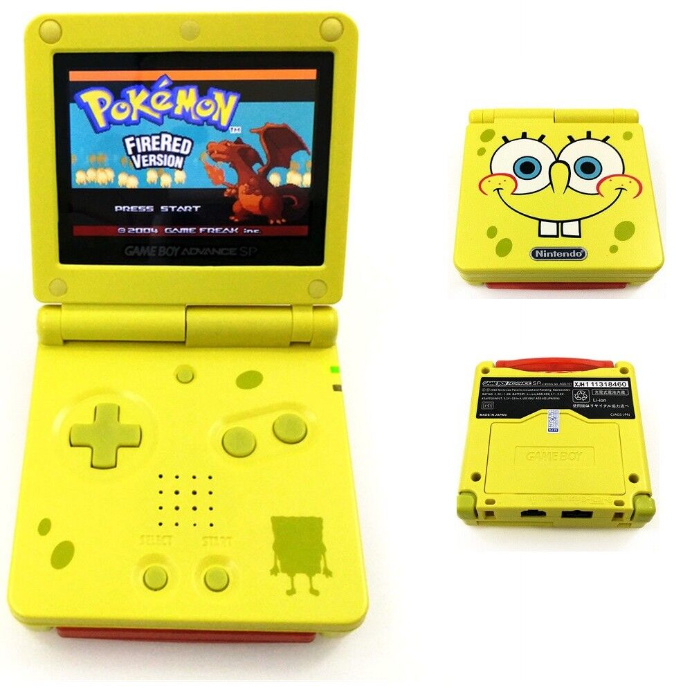 Game Boy Advance SP Console: Limited Edition Spongebob Squarepants, Lot  #29242