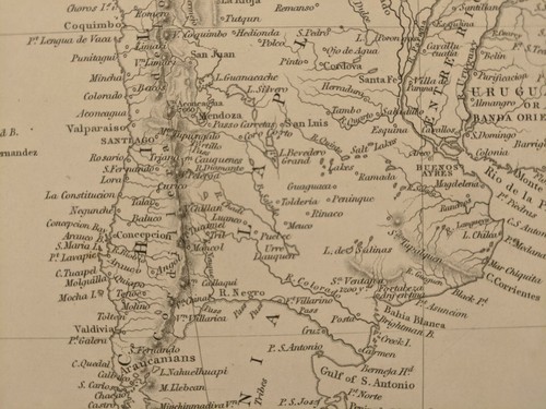 1842 SDUK: Mapa de América del Sur - Imagen 11 de 12