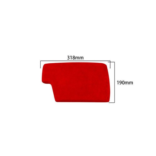 For BMW 3 Series E90 2005-2012 Red Suede Middle Console Armrest Box Panel Cover - Foto 8 di 8