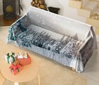 3D Snow Tree O2738 Sofa Cover High Stretch Lounge Slipcover Protector Couch Eve
