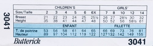 BUTTERICK Pattern 3041 Toddlers Kids Girls Cape Coat with Hood & Hat Size 2 - 6 - Picture 2 of 3