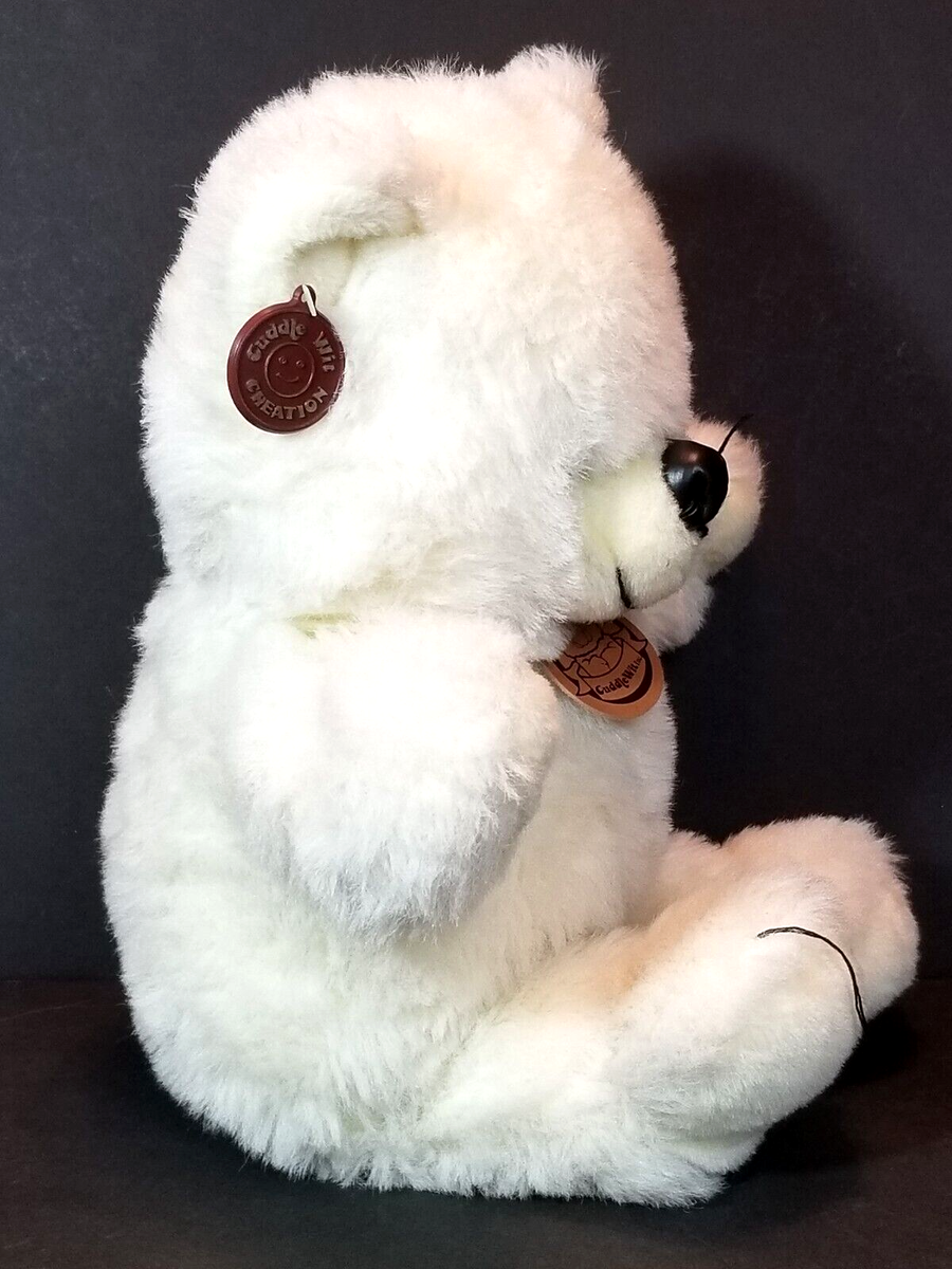 Vintage 80s Cuddle Wit Creations White 18