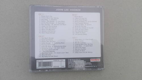 JOHN LEE HOOKER QUADROMANIA 4CD SET BARELY USED GREAT CONDITION JAZZ EDITION - Bild 10 von 11