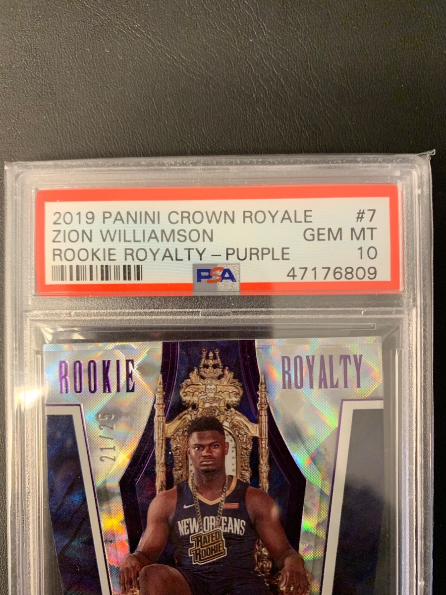 【25シリ RC】ZION WILLIAMSON CROWN E 25シリ RC】ZION WILLIAMSON CROWN ROYALE