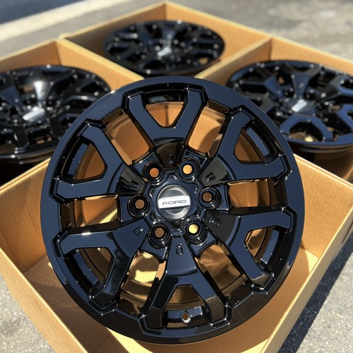 17" FORD F150 F-150 RAPTOR TRUCK BLACK WHEELS RIMS FACTORY OEM 2022 2023 2024 - Picture 9 of 10