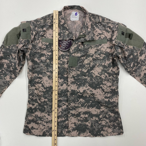 US-Militär Armee Herren Defender M Allzweckjacke grün digital tarnfarben Reißverschluss S neu - Bild 7 von 12