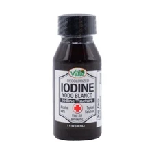 Iodine Tincture Decolorized 1oz  First Aid Antiseptic Clear Yodo Blanco 25% OFF
