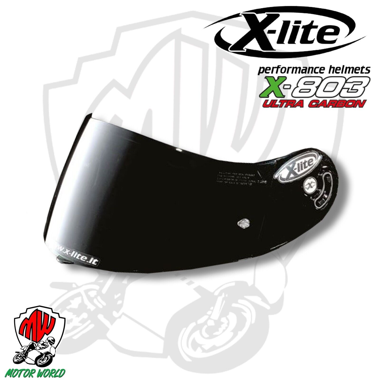 VISIERA RICAMBIO SCURA NERA BLACK CASCO X-LITE X-803 X-603 X-802