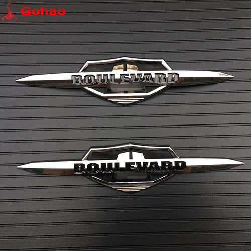 3D Motorcycle Sticker ABS Fuel Gas Tank Badge Emblem For Boulevard 1Pair - Picture 4 of 7