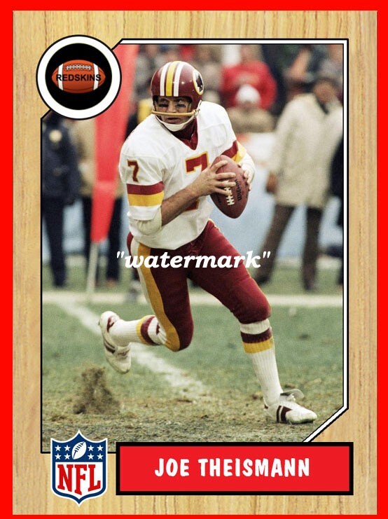 JOE THEISMANN WASHINGTON REDSKINS PREMIUM FRIDGE MAGNET