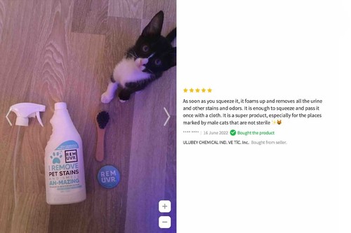Remuvr Miracle Pet Stain and Odor Remover- Powerful Enzyme Formula-It Just Works - Picture 8 of 12