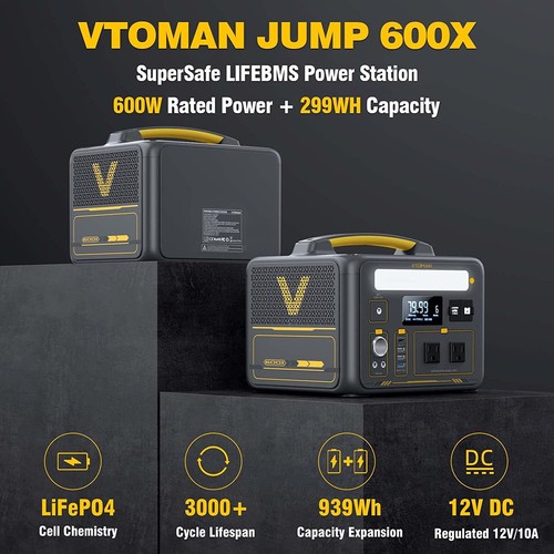 VTOMAN 1800W/1500W/600W Portable Power Station LiFePO4 Battery generator - Picture 43 of 50