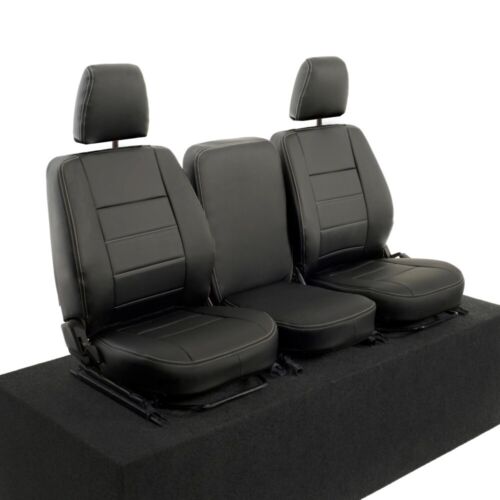 FITS LAND ROVER DEFENDER 90 FRONT SEAT COVERS LEATHERETTE (1987-2006) 1159 882 - Picture 11 of 24