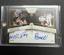Rome Odunze / Michael Penix Luminance Year One DUAL AUTO ( on card ) 