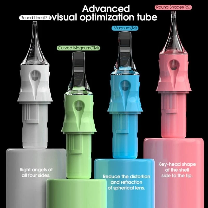 Agujas Cartuchos DragonhawkLabs - Caja de 50 RL/RS/M/RM/RLT Foto 2 de 4