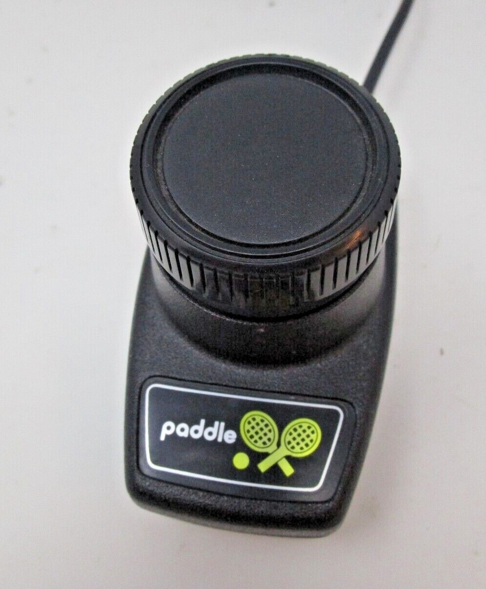 レトロゲーム ATARI paddle ATARI PADDLE Wired Controller For PC Black Used From Japan