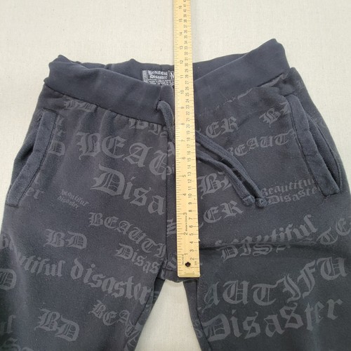 Beautiful Disaster Identity Womens Medium Sweatpants Black - Picture 12 of 14