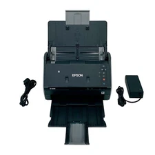 Epson ES-500W Wireless Duplex Document Scanner w/AC Adapter Fully Tested