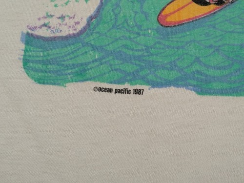Vtg 1987 Ocean Pacific OP Surfing VW Bug Gropers Comic T Shirt Size S Rare USA - Picture 14 of 15