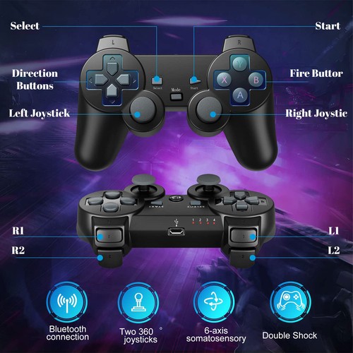 Consola de Juegos Retro Inalámbrica Salida HDMI 4K con Controladores Inalámbricos 2.4G Duales - Imagen 5 de 16