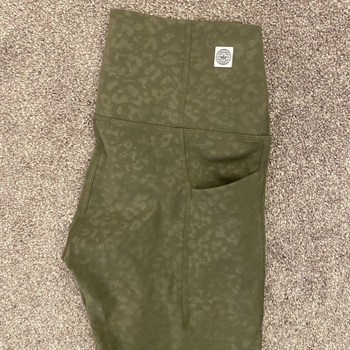 Leggings para mujer Peter Millar talla M verde militar oscuro elástico activo nuevos con etiquetas $120 - Imagen 15 de 20