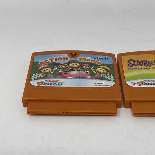 Lot Of 2 VTech V.Smile V.Motion Learning System Games - Scooby Do Action Mania - Picture 4 of 8