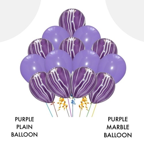 12" Marble Balloons Super Effect Birthday Wedding Birthday Party Decoration UK - Picture 20 of 39