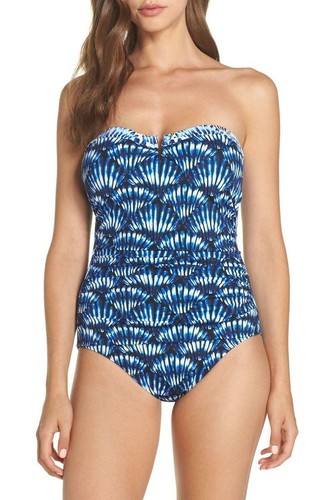 Costume da bagno intero Tommy Bahama Tide Dye Seashells fascia - Foto 3 di 7