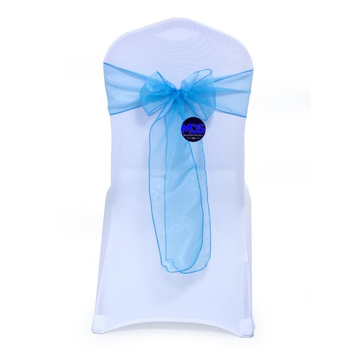 75 Organza Chair Sashes Wider Fuller Bows for wedding party event decoration NEW - Picture 43 of 44