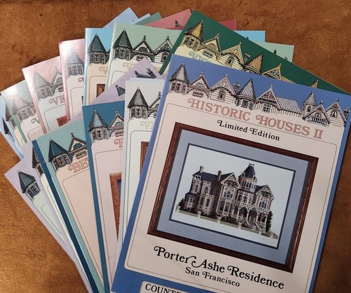 Victorians Across America -San Franscisco X-Stitch by Debbie Patrick -Choice - Picture 1 of 10