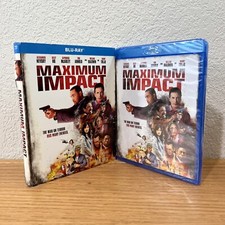 Maximum Impact (Blu-Ray, 2017) with Slipcover Baldwin Trejo Arnold Nevsky SEALED