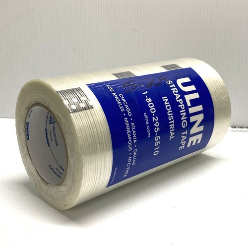 Uline Industrial Strapping Filament Tape - 1" X 60 yds (9 rolls - 540 yds) - Picture 2 of 3