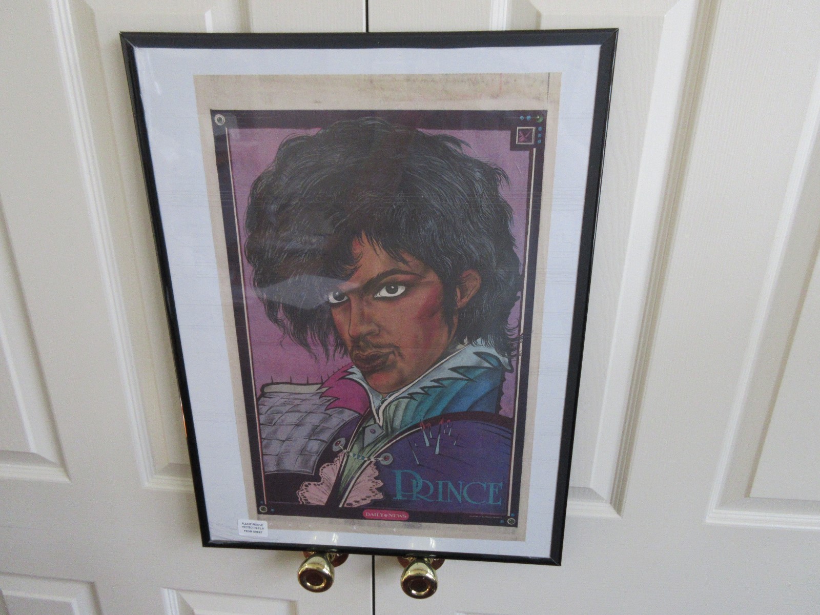 PRINCE , New York Sunday News , Comic Poster ,1980's ,V PRINCE , New York Sunday News , Comic Poster ,1980's ,V
