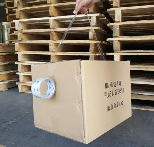 Klare transparente Klebebandmine 2 Mil 1,8 Zoll x 60 Yards Karton Box Versiegelung - Bild 7 von 10