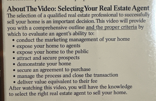 Real Estate Sales Listing training course Agents, 6 DVDs David Knox Realtor NEW - Imagen 12 de 15
