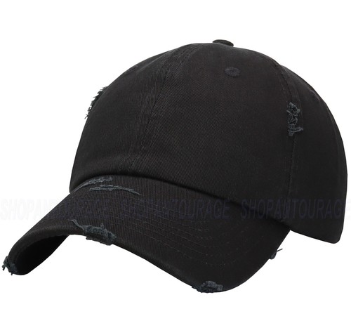 ANTOURAGE Vintage Distressed Unisex Washed Plain Cotton New Baseball Dad Hat Cap - Picture 104 of 122