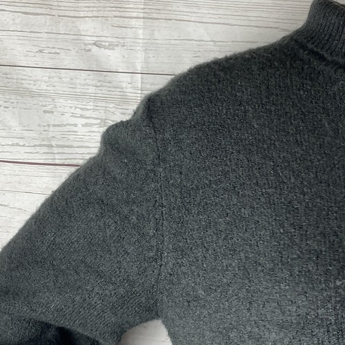 Max Edition Pulloverkleid mitteldunkelgrau Mock Hals weich Acryl Mischung Taschen - Bild 3 von 12