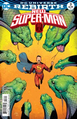 New Super-Man (2016) #   3 Cover A (9.2-NM) Flying Dragon General 2016