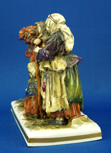 Real Ferdinand Factory of Naples then Ginori Doccia Beggars 1800 19th 1700 18th - Picture 3 of 24