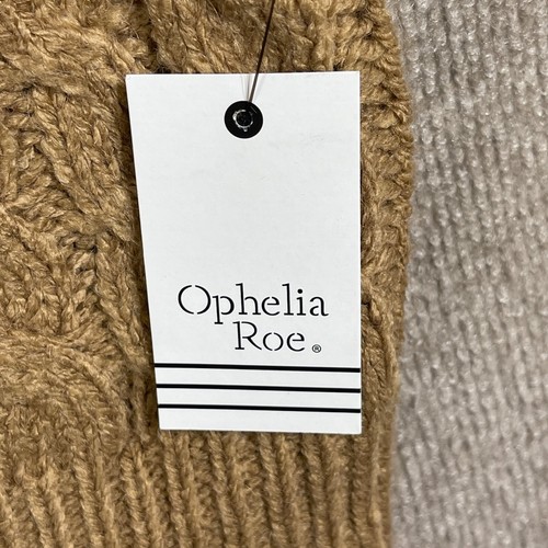 Ophelia Roe Sweater Vest Womens 2X Brown Cable Knit Soft Cozy Preppy NEW - Picture 9 of 14