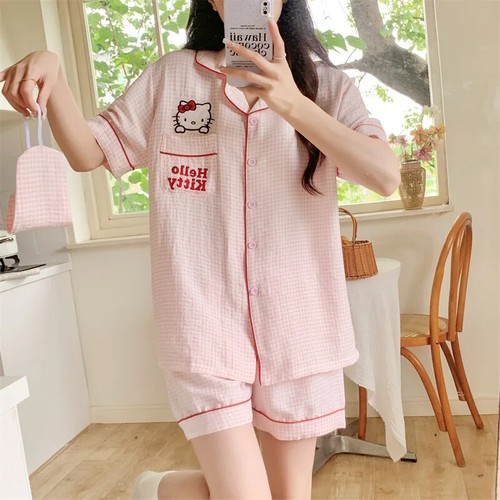 New KT Pajamas Breathable Lightweight Homewear Suits Pajamas - Picture 14 of 15