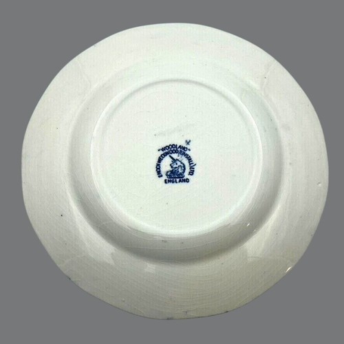Enoch Wedgwood Tunstall Staffordshire WOODLAND Party Set Sterling Silver Server - Picture 4 of 22