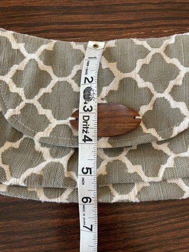 Canvas Clutch Handtasche Handarbeit Indien - Bild 8 von 8