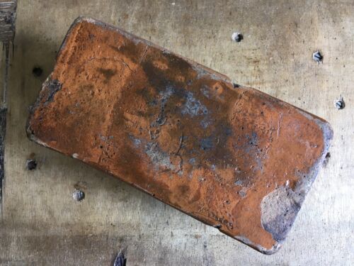 Antique Repurposed Glazed Stoneware Foot Warmer Door Stop Barn Salvage c1920s - Picture 11 of 12