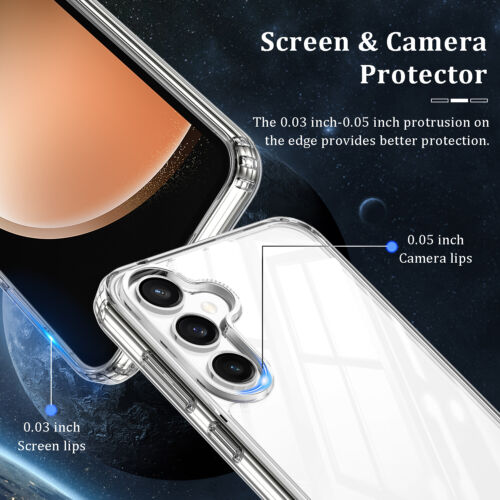 Funda ultra transparente a prueba de golpes para teléfono para Samsung Galaxy S24/S23 FE/S22+/S21 - Imagen 21 de 63