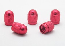 5x Alu Ventilkappen Reifen Ventil Pkw Auto KFZ Motorrad LKW Fahrrad Rad Rund