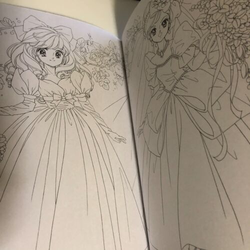 Joanna japanischer Manga Prinzessin aussehendes Malbuch Größe B5 - Bild 9 von 10