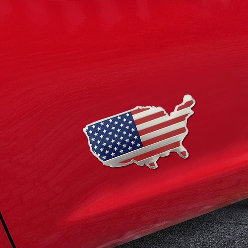 1× Car Parts Mini 3D American Flag Emblem Metal Sticker Badge Decal Accessories - Bild 7 von 11